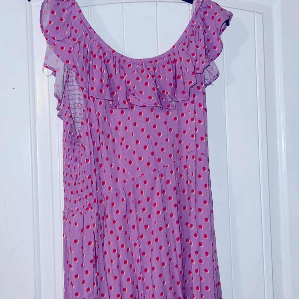 Two plus size dresses and one blouse